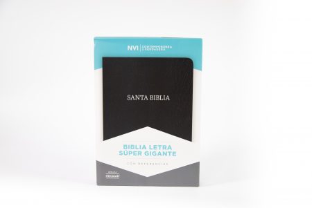 Biblia NVI con referencias Letra Súper Gigante – Color negro