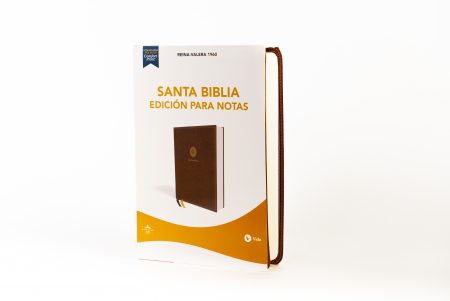 Biblia Edición para Notas RVR 1960 - Color café claro - Tapa suave